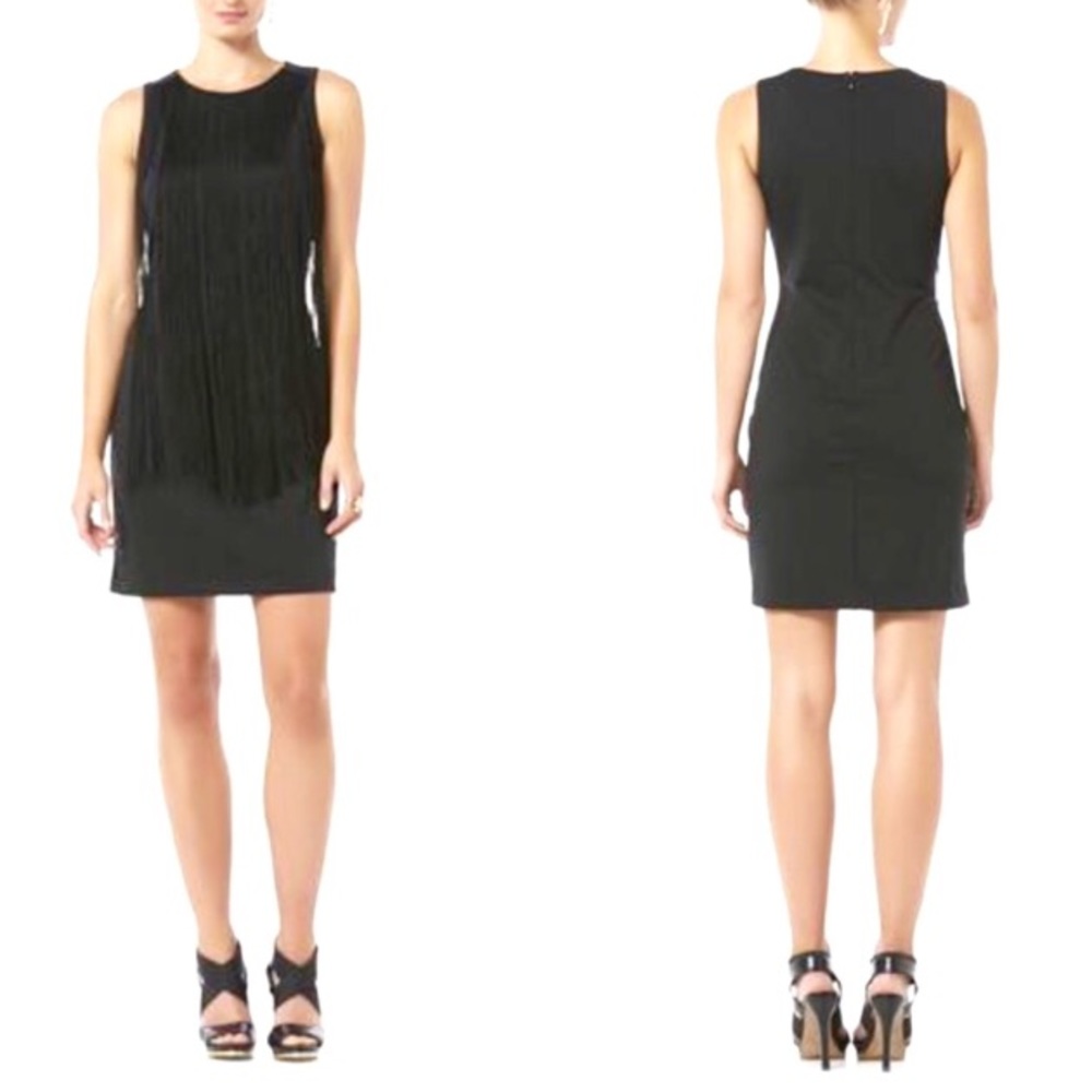 Metaphor Sleeveless Black Dress